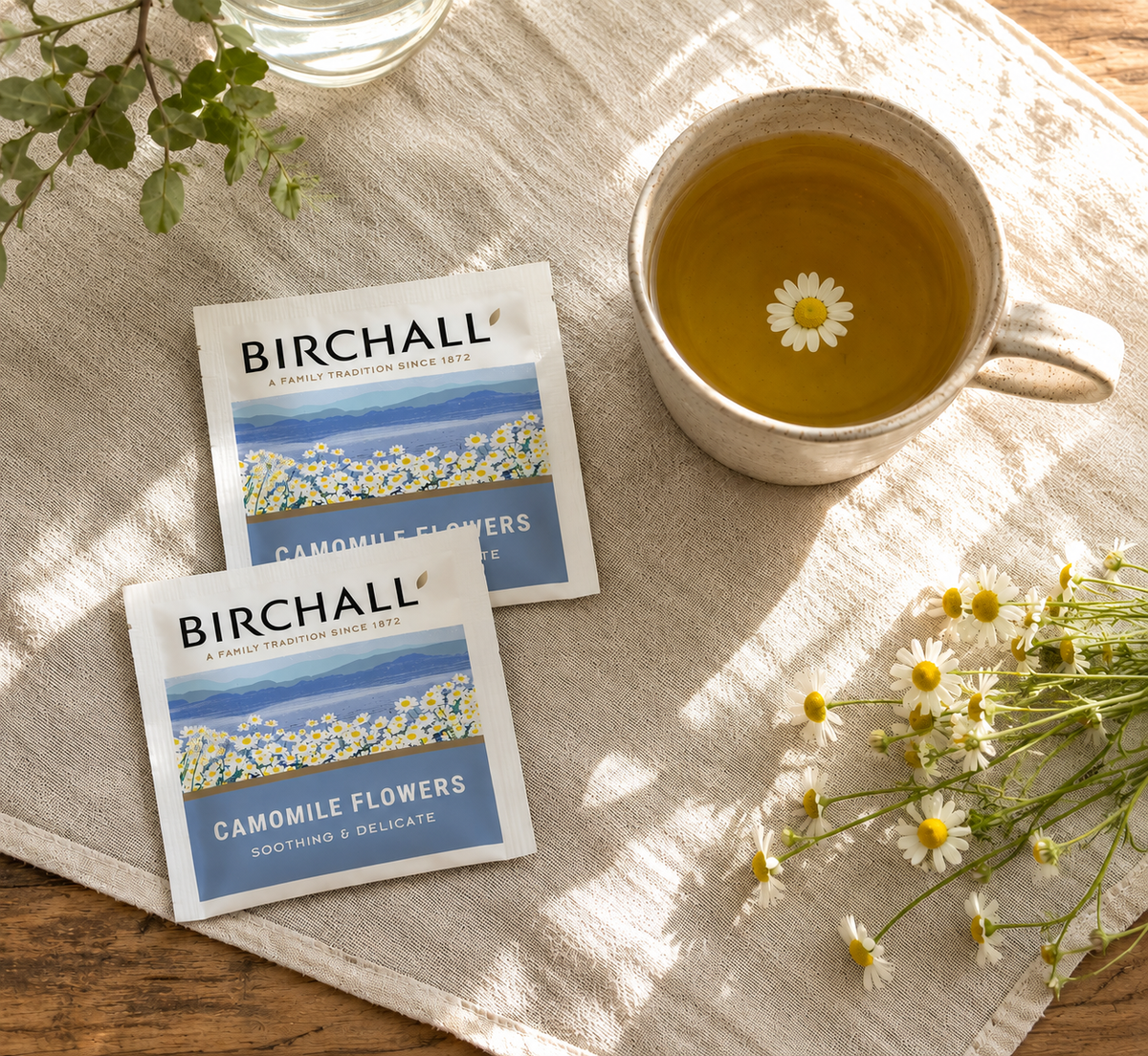 Birchall Camomile Flowers Tea Bags - 2 bags, dazzlebox