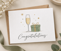 Congratulations Greeting Card, A6 (10.5 × 14.8 cm)