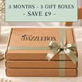 Three Months - Three Gift Boxes | Three-Month Pre-Paid Upfront DazzleBox Subscription