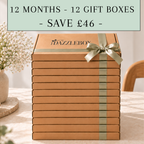 Twelve Months - Twelve Gift Boxes | Twelve-Month Pre-Paid Upfront DazzleBox Subscription
