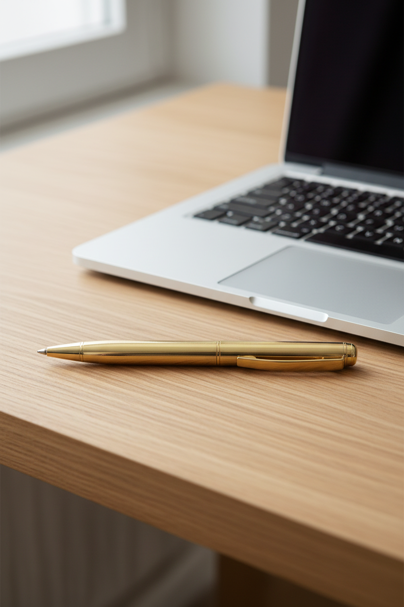Gold Pen Scandinavian Style