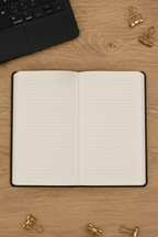 Open Lined Notebook Vertical